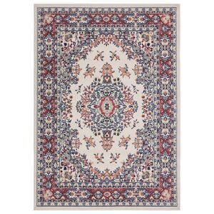 Home Dynamix Premium Area Rugs: YK 7069-110 Ivory-Red Rug: 5' 2" x 7' 4"
